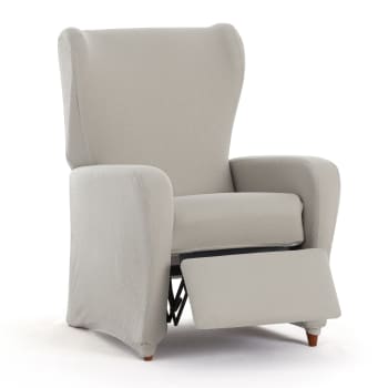 EYSA - Housse de fauteuil relax extensible lin 60 - 75 cm
