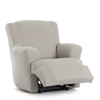 EYSA - Housse de fauteuil relax XL extensible lin 60 - 90 cm