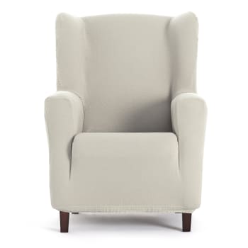 EYSA - Housse de fauteuil oreiller écru 70 - 90 cm