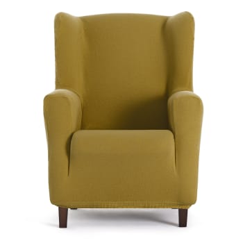 EYSA - Housse de fauteuil oreiller moutarde 70 - 90 cm