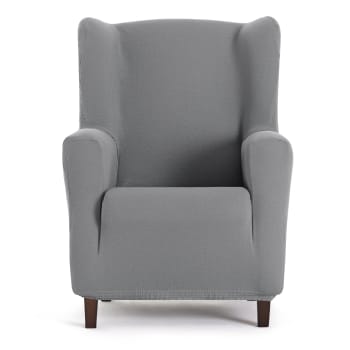 EYSA - Housse de fauteuil oreiller gris 70 - 90 cm