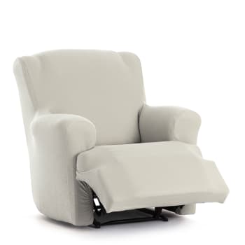 EYSA - Housse de fauteuil relax XL extensible écru 60 - 90 cm