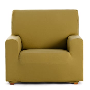 EYSA - Housse de fauteuil extensible moutarde 80 - 130 cm