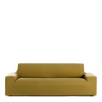 EYSA - Bi-elastischer 3-Sitzer-Sofabezug 180 - 210 cm, senffarben