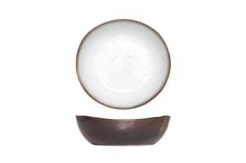 PLATO - 4er-Set Schalen  aus Porzellan, weiß, D20,5 cm
