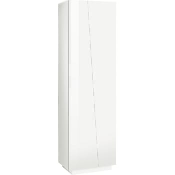 Galaxia - Armadio Guardaroba Moderno 60x38x199,7 bianco laccato