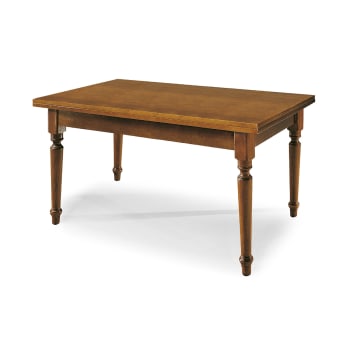 ARDENZA - Tavolo in legno finitura noce allungabile 160x85 - 240x85 cm