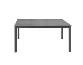 SANREMO - Tavolo grigio in metallo allungabile 140x80 cm - 200x80 cm
