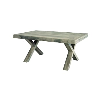 AMALFI - Tavolo in legno invecchiato allungabile 180-280x90 cm