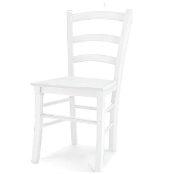 APPIA - Set di 2 sedie in legno bianche