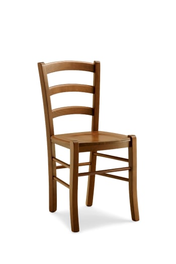APPIA - Set di 2 sedie in legno noce