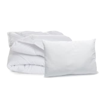 Pack - Couette + oreiller bébé lavables à 95°C 75x120cm