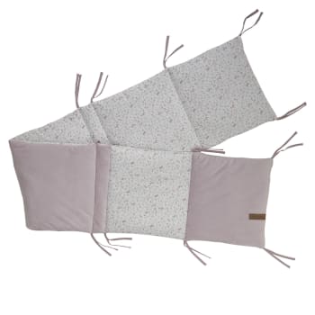 Tour de lit adaptable esprit enchanté polyester/coton lilas 30x180 cm