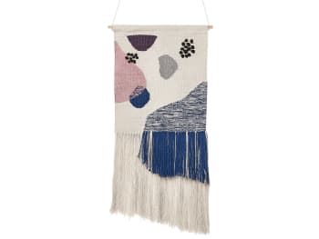 Kasur - Wanddekoration Baumwolle mit Fransen mehrfarbig