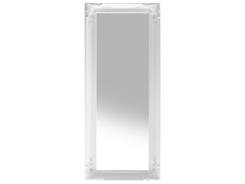 Wandspiegel Kunststoff weiß 141x51