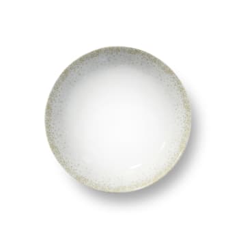 Byblos - Assiette creuse en Porcelaine Blanc