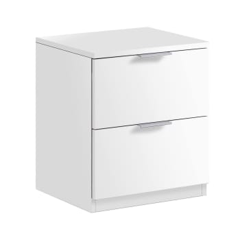 Homcom Set di 2 comodini galleggianti stretti, comodini per camera