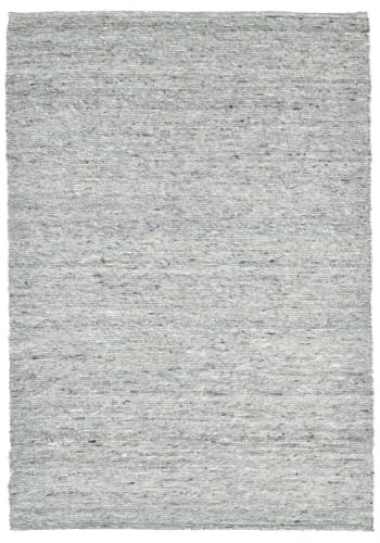 ALPEN - Tapis tissé main en laine vierge - natural gris 140x200 cm