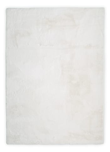 CHIARA - Tapis tissé à la machine en polyester - blanc