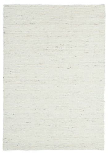 ALPEN - Handgewebter Teppich aus reiner Schurwolle - Natur 190x290 cm