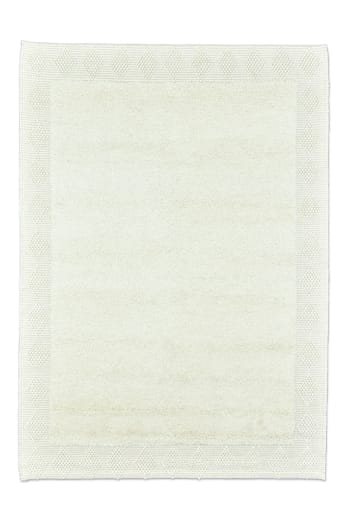 BERGEN - Tapis scandinave tissé main en laine - naturel 120x180 cm