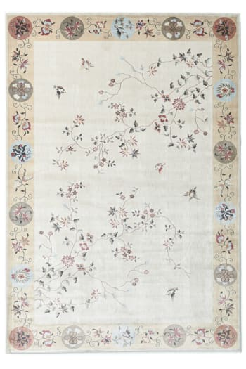 Tappeto tessuto a macchina in viscosa - beige, 240x340 cm. CHERINA