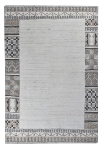 ROYAL NATURAL - Tapis moderne tufté main, laine non-teinte Beige naturel 250x350
