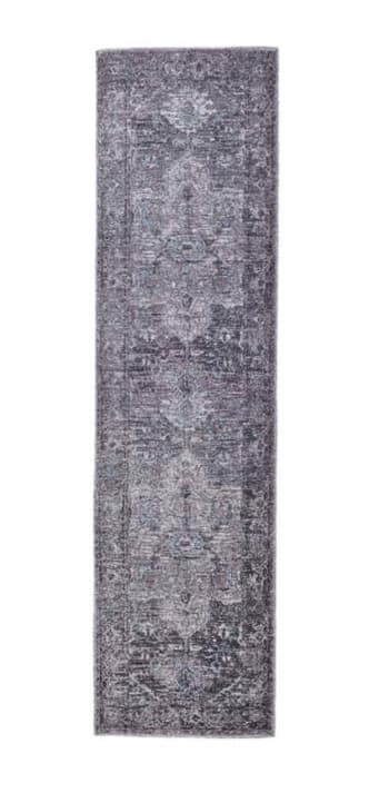 FUNKY ORIENT - Tapis d'orient vintage tissé plat gris 060x230 cm
