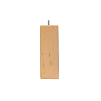 Accessoires - Pied de lit carré en bois Hauteur 20 (vendu à l'unité)
