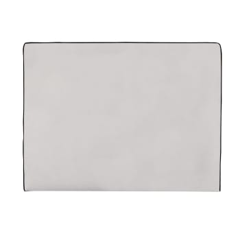 Tête de lit en tissu beige 160 cm
