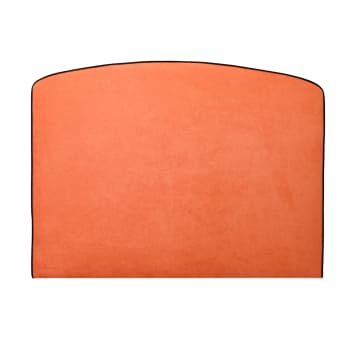 Tête de lit en tissu orange 145 cm