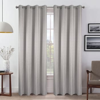 VICTOIRE - Par de cortinas perla gris 140x260cm