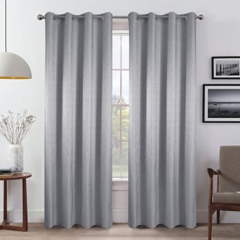 VICTOIRE - Par de cortinas gris 140x260cm