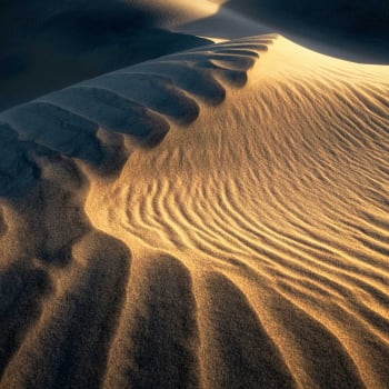Nature évasion - Tableau sur toile grande dune 30x30 cm