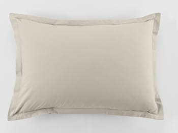 Uni bp - Taie d'oreiller coton blanc 50x70 cm