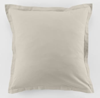 Uni bp - Taie d'oreiller coton blanc 63x63 cm