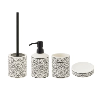 Guy Levasseur - Set de salle de bain 3 pièces en céramique rose - Rose