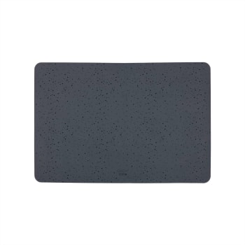Koko - Tapis noir en silicone H0,15x50x34mm