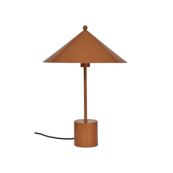 Kasa - Lampe marron en acier Ø35xH50cm
