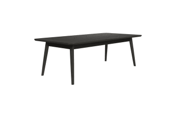 Fabio - Table basse en bois noir