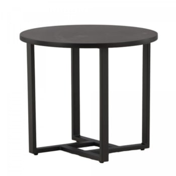 Botra - Table basse moderne en bois noir