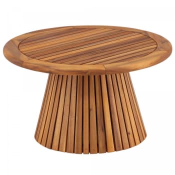 Gregoria - Table basse extérieur en bois d'acacia 70cm