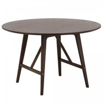 Macia - Table à manger ronde en bois 100cm