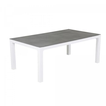 Mayla - Table basse extérieur en aluminium gris