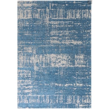 BAUS - Tapis de salon moderne bleu 120x170 cm
