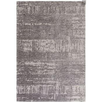 BAUS - Tapis de salon moderne gris 120x170 cm