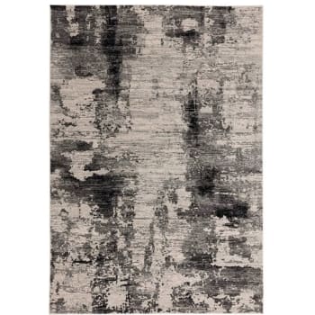 REGGIE - Tapis de salon moderne gris 120x170 cm