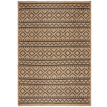 MARIANO - Tapis de salon en jute beige 200x290 cm