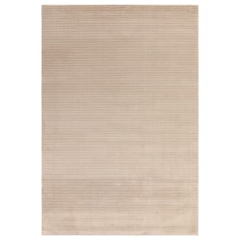 ZUKA PLAIN - Tapis de salon moderne beige 200x290 cm