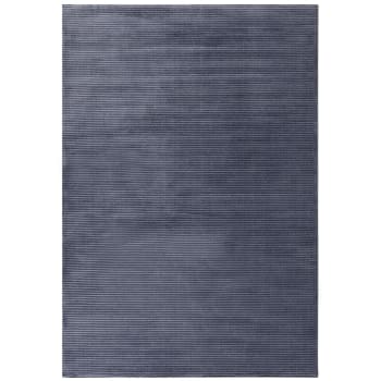 ZUKA PLAIN - Tapis de salon moderne bleu 160x230 cm